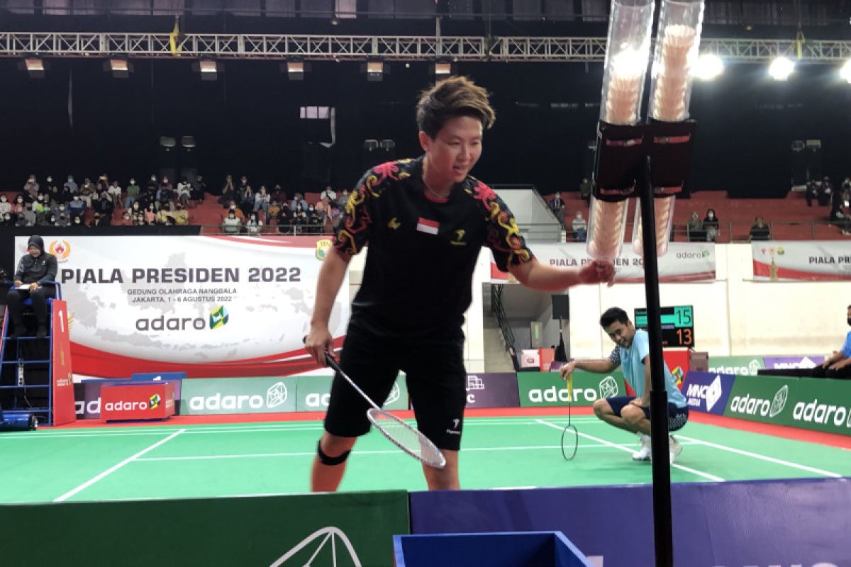 Pasangan Owi/Butet tundukkan Ribka/Fadia pada laga ekshibisi Piala Presiden 2022