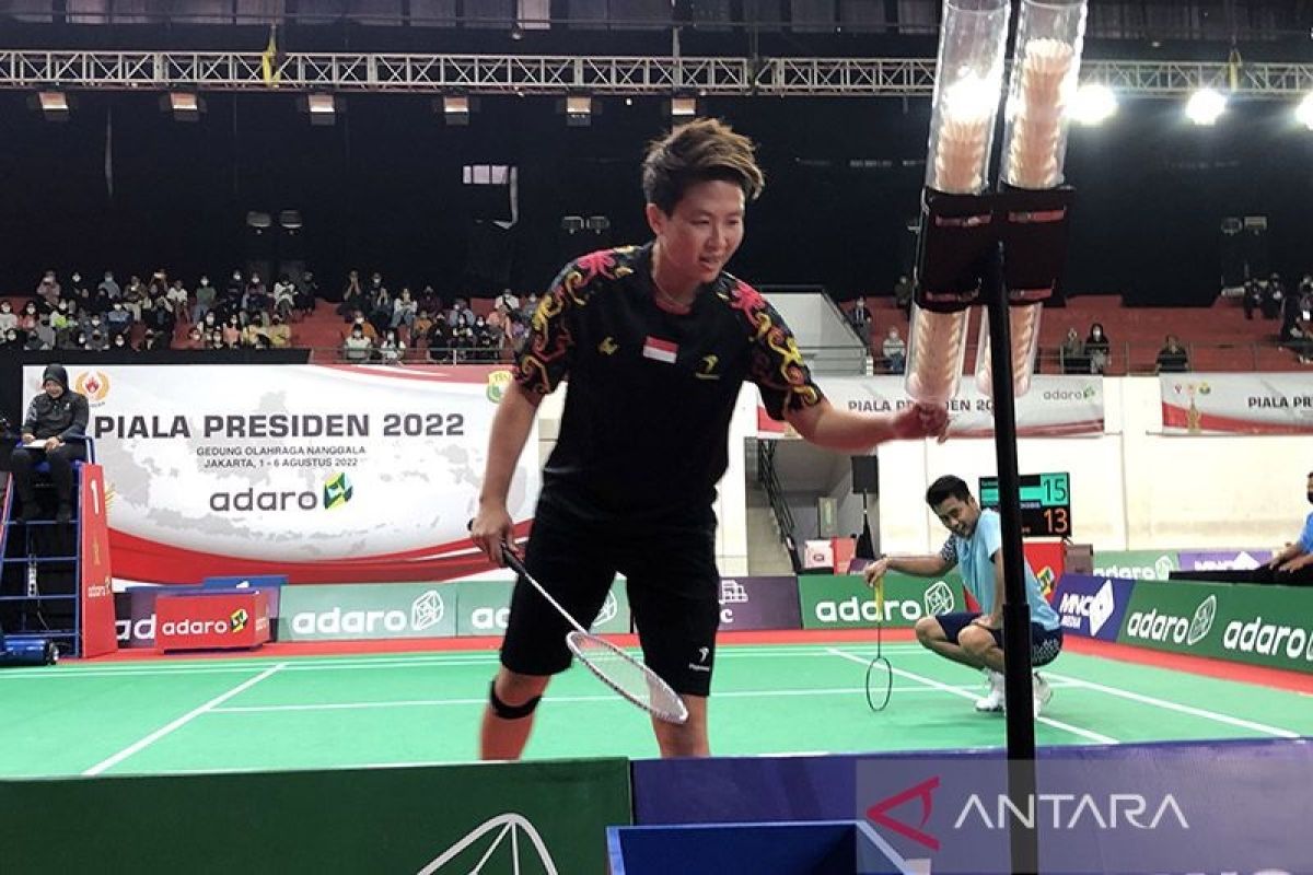 Ganda campuran Owi/Butet tundukkan Ribka/Fadia pada laga ekshibisi Piala Presiden 2022