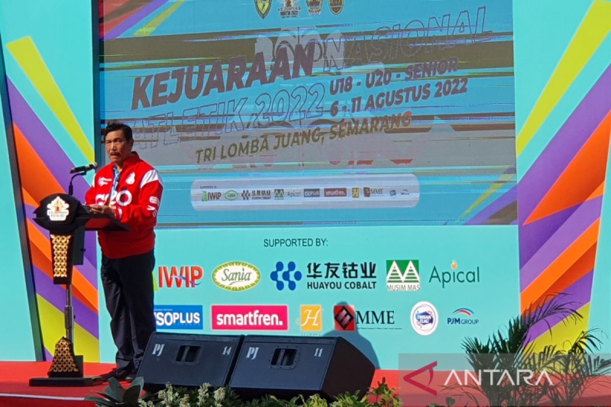 Luhut gagas orang tua angkat bagi atlet atletik yang berprestasi