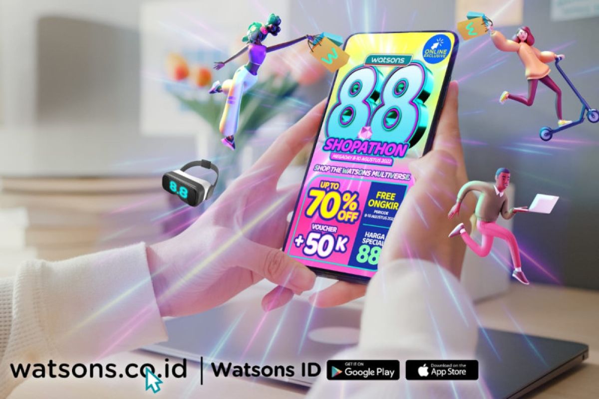 Watsons Shopping Marathon hadir hingga 10 Agustus