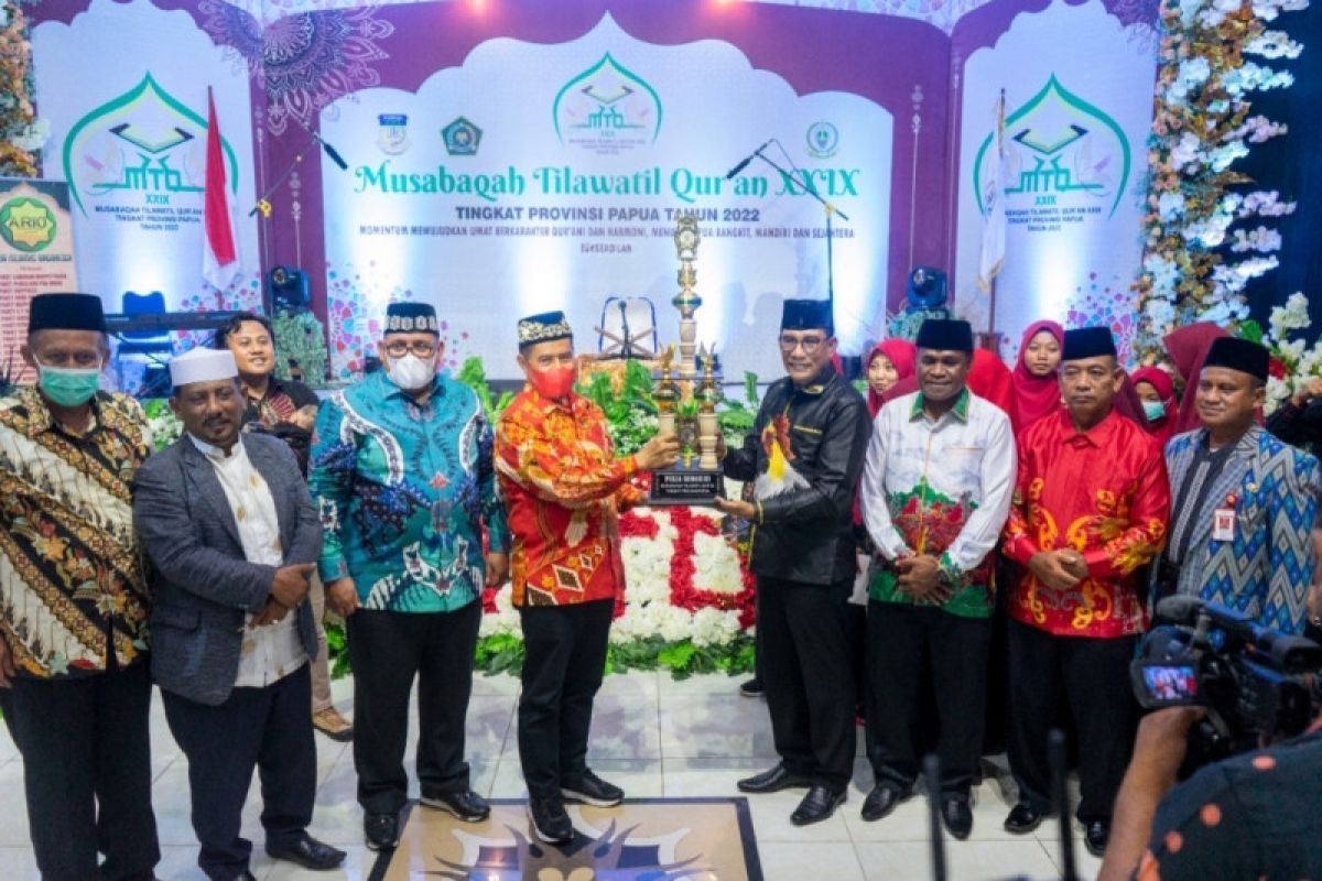 Jayapura juara umum MTQ XXIX tingkat Provinsi Papua