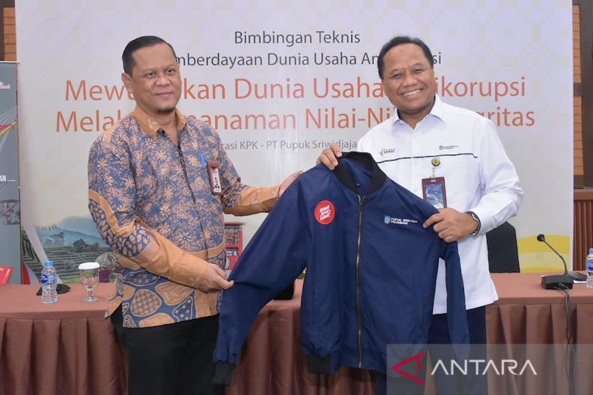 Pusri gandeng KPK gelar bimbingan teknis antikorupsi