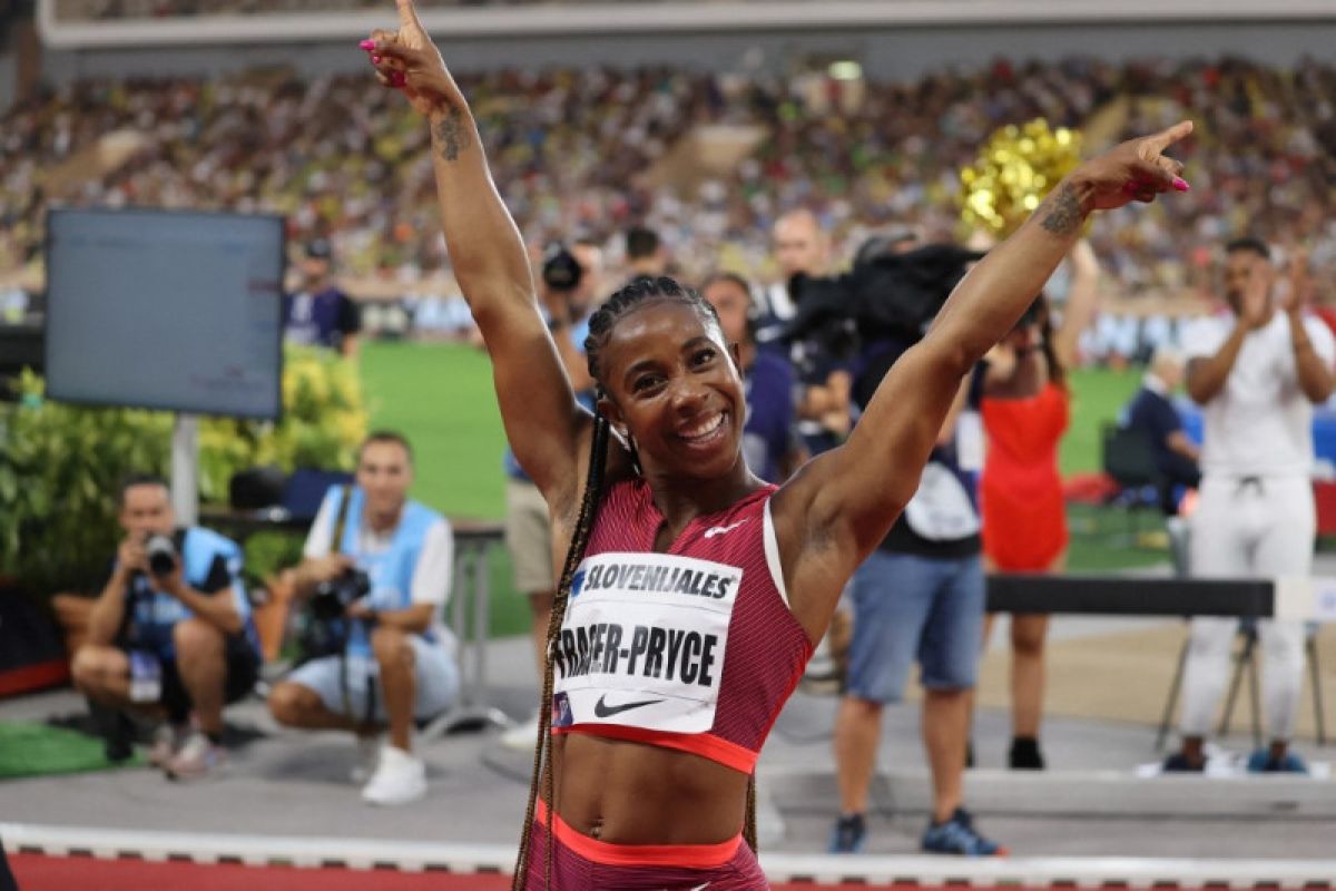 Atlet Fraser-Pryce juarai lari 100m putri di Monako