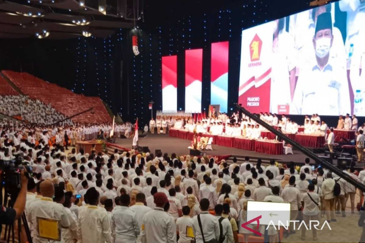 Prabowo buka Rapimnas Gerindra di Sentul Bogor