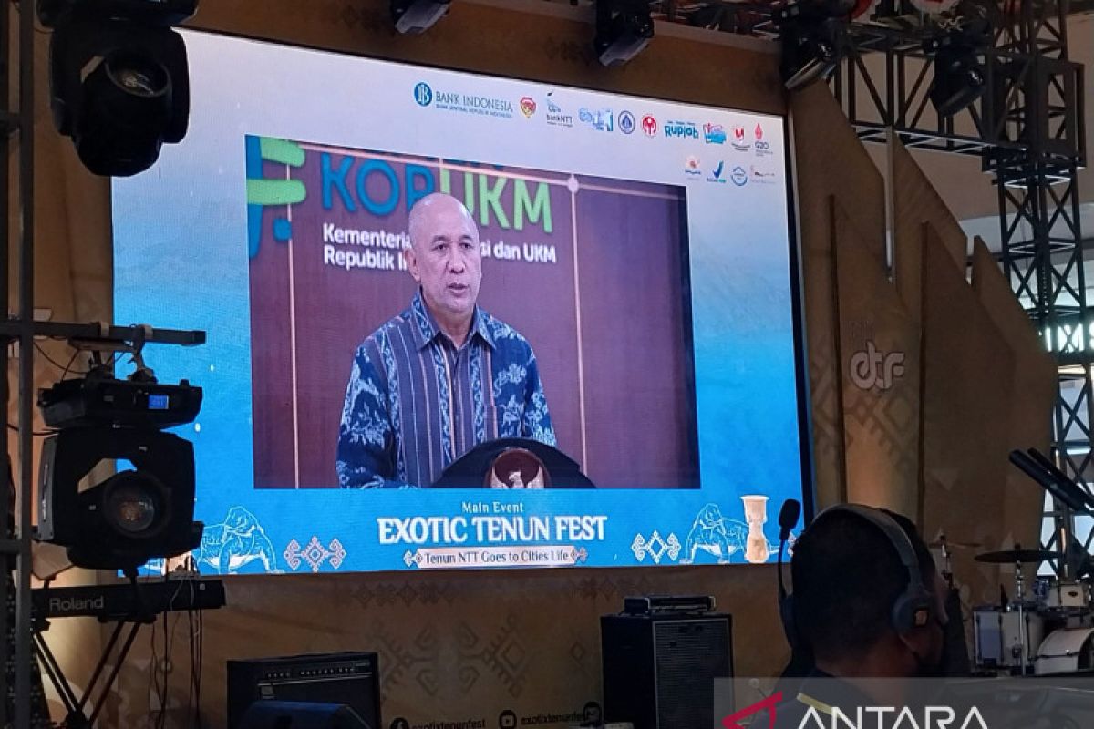 Menkop Teten dorong pemulihan UMKM NTT lewat Exotic Tenun Fest