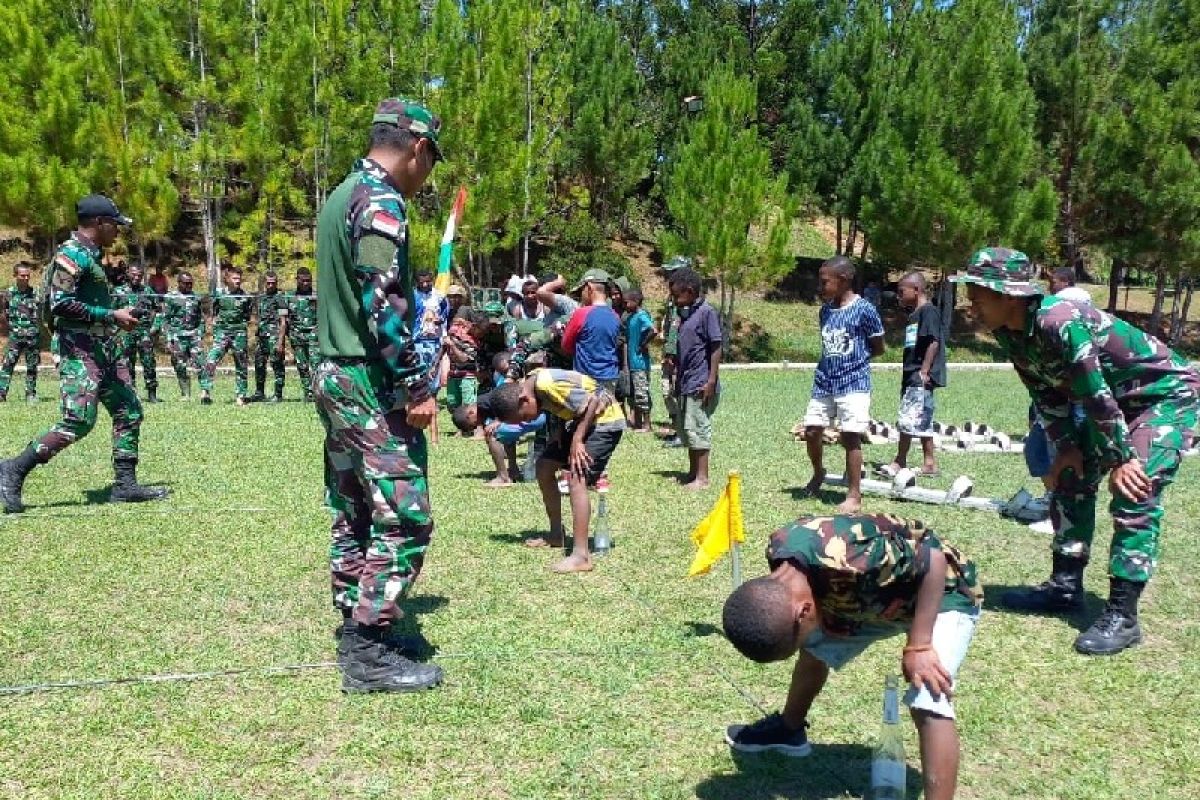 Yonif 756/WMS ajak warga Wamena ikut lomba HUT RI