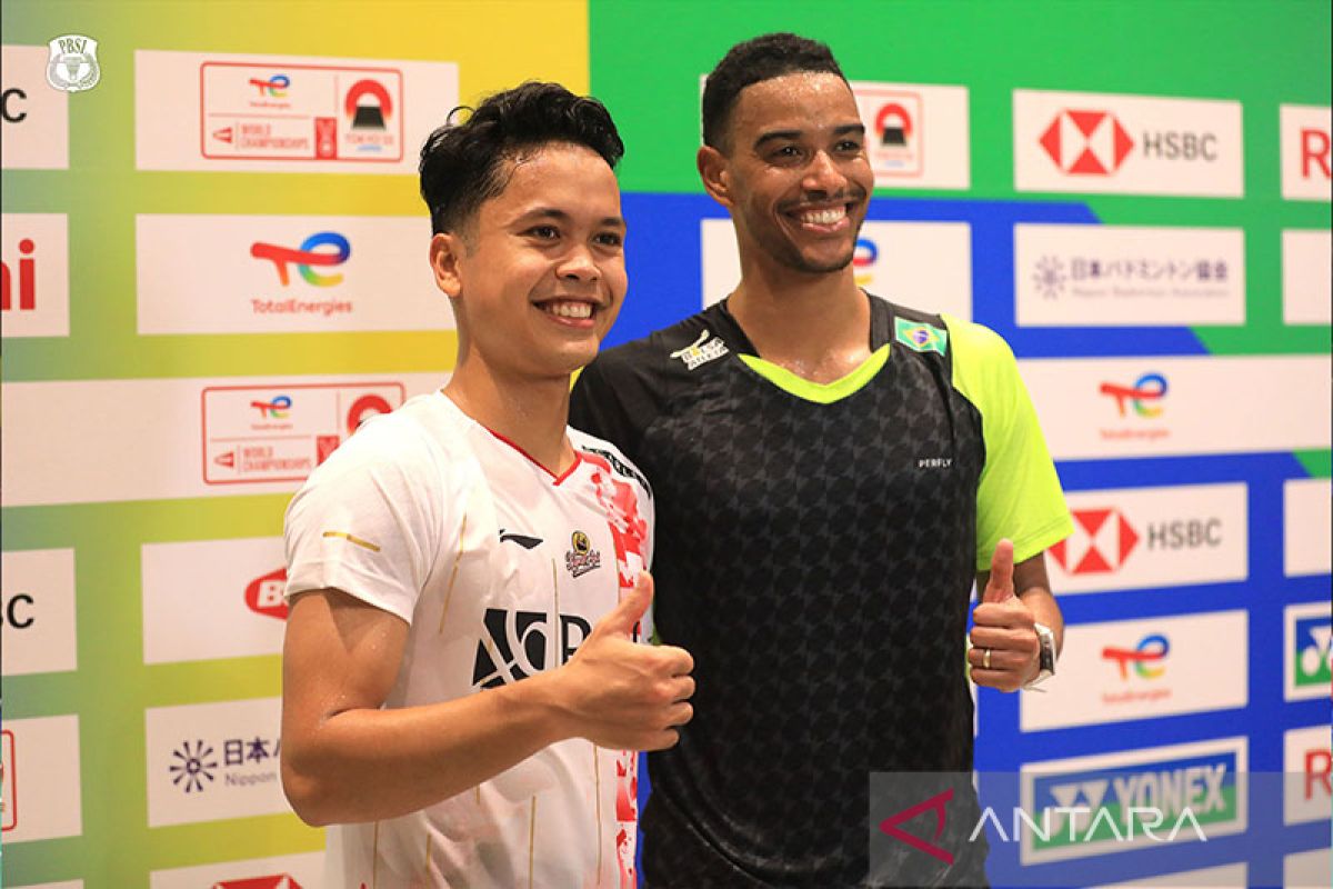 Ginting menuju 16 besar Kejuaraan Dunia usai tundukan Georges Julien