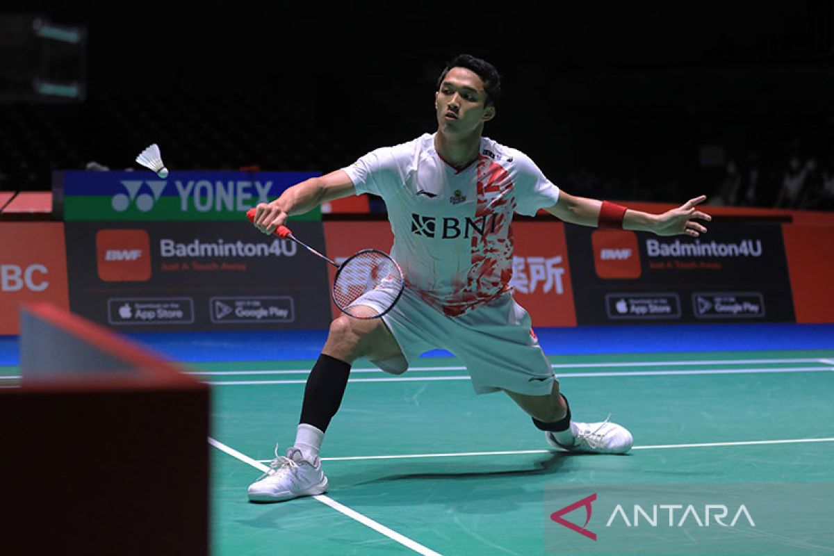 Jonatan hadapi Vittinghus di babak pertama French Open 2022