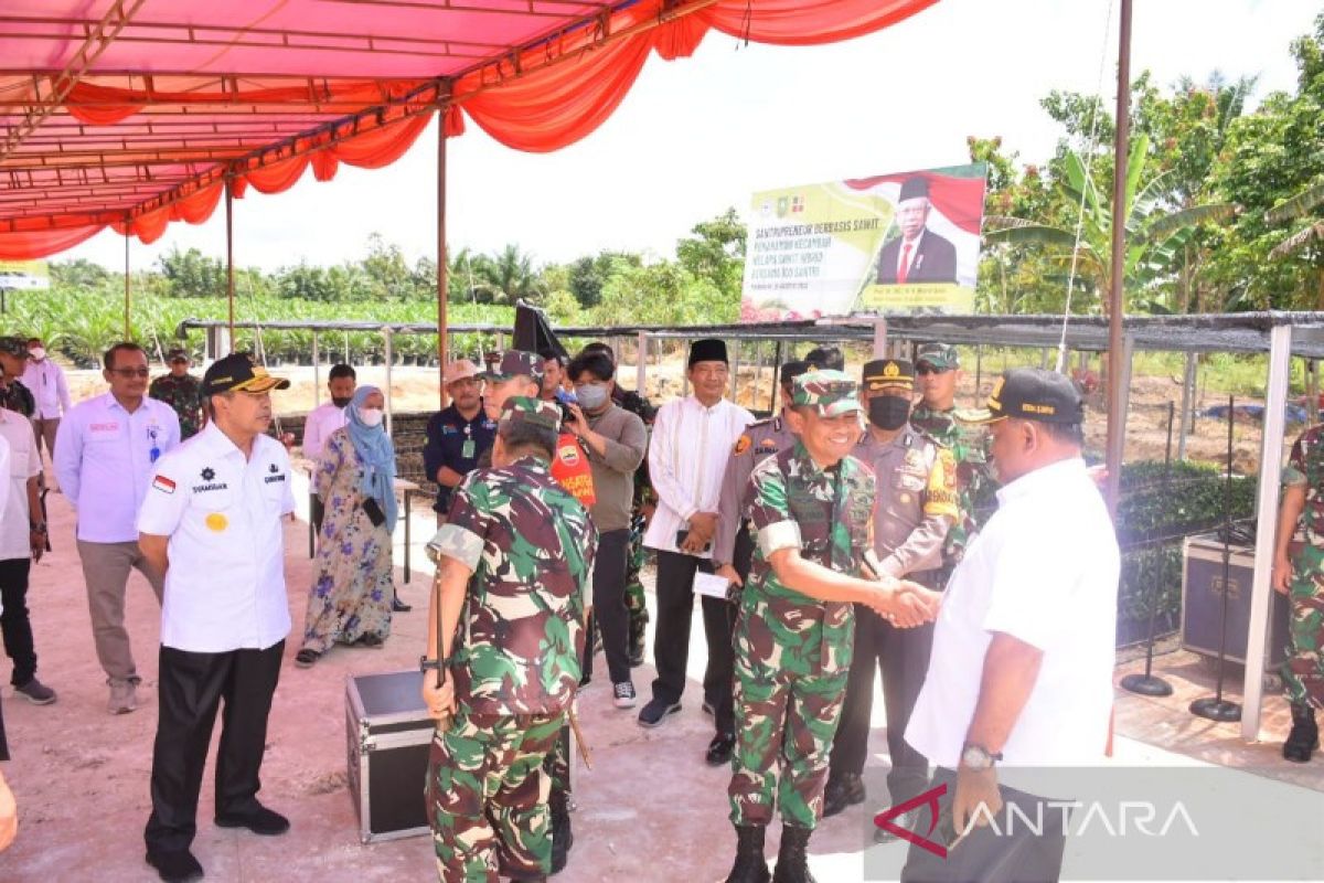 Sambut Wapres, Pangdam dan Gubri cek Pondok Pesantren Teknologi Riau