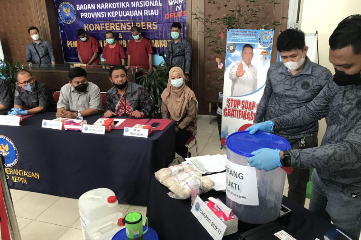 BNN musnahkan bahan baku sabu yang disita dari pabrik narkoba