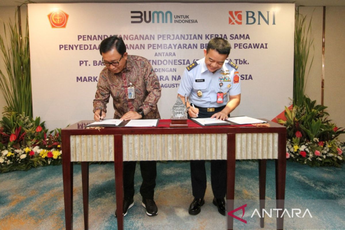 BNI memfasilitasi TNI bayar gaji dan tunjangan secara non-tunai