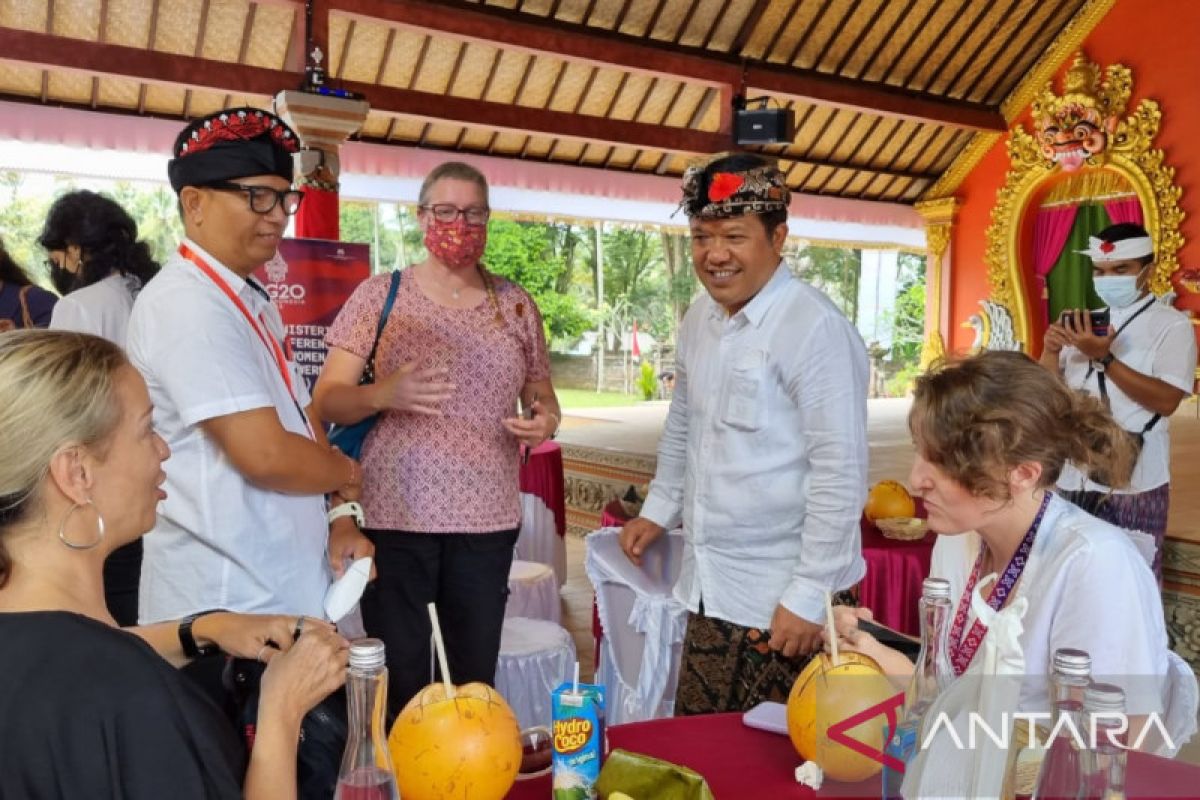 Delegasi G20 berkunjung ke Desa Wisata Penglipuran, Kabupaten Bangli