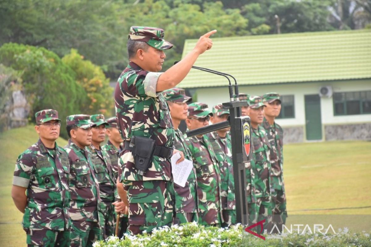 Pangdam I/BB tinjau kesiapan operasi Satgas  perbatasan RI-PNG