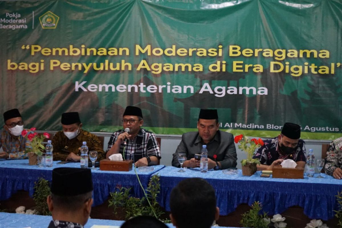 Kemenag minta penyuluh agama optimalkan media digital untuk perkuat moderasi beragama