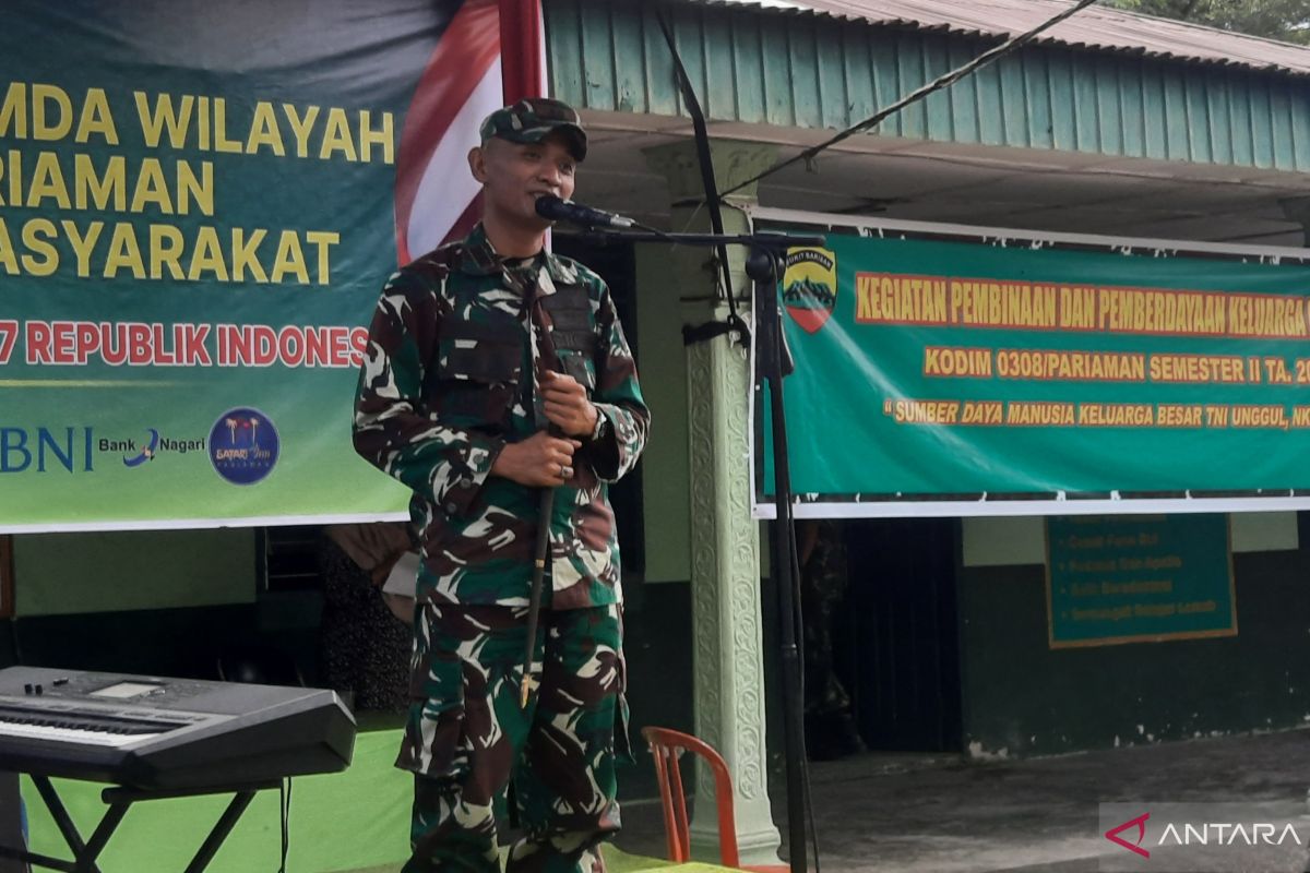 Dandim Pariaman siagakan anggota TNI di tengah cuaca ekstrem