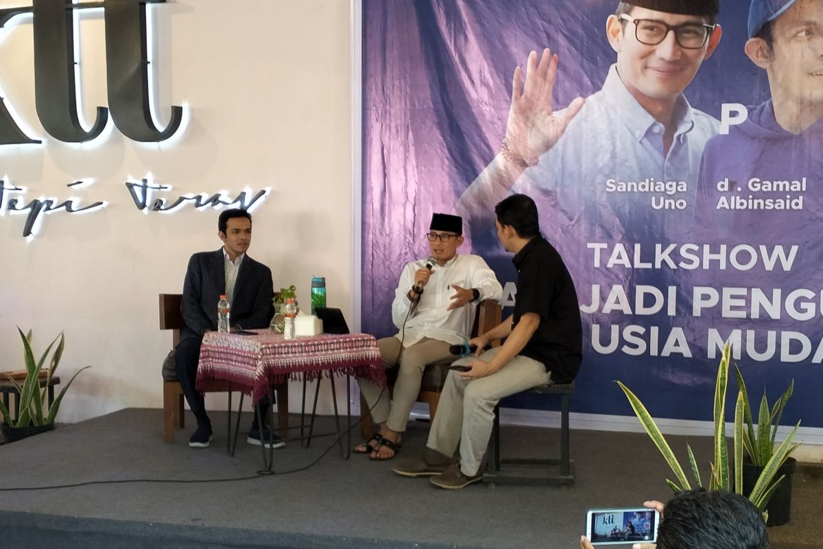 Sandiaga sebut Pengusaha muda jangan takut gagal