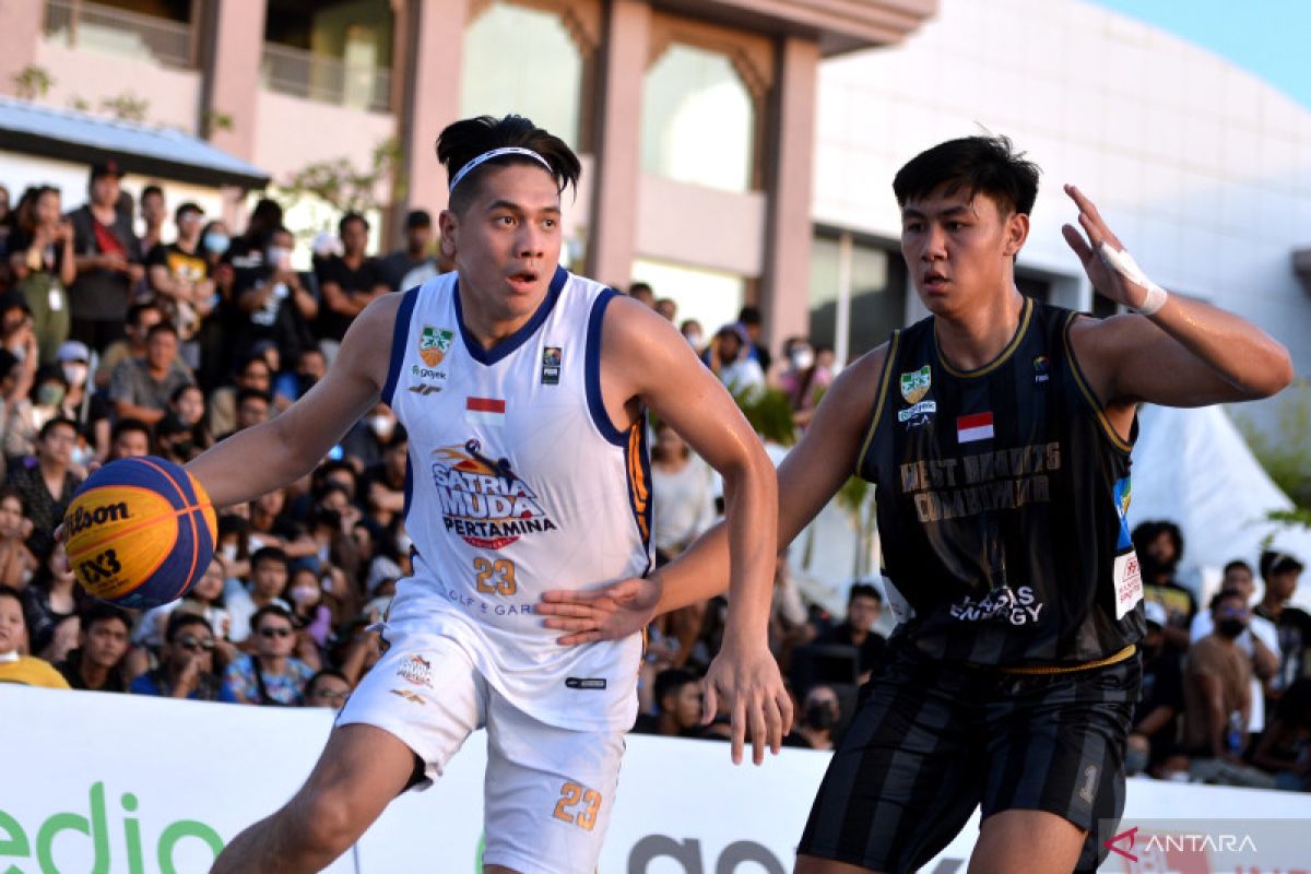 Satria Muda melaju ke final 3x3 setelah menang tipis