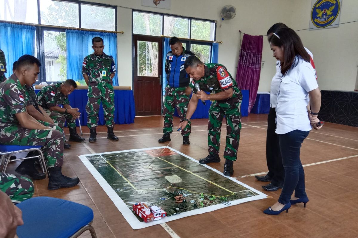 Lanudal Kupang - BPBD NTT simulasi penanganan dampak gempa bumi