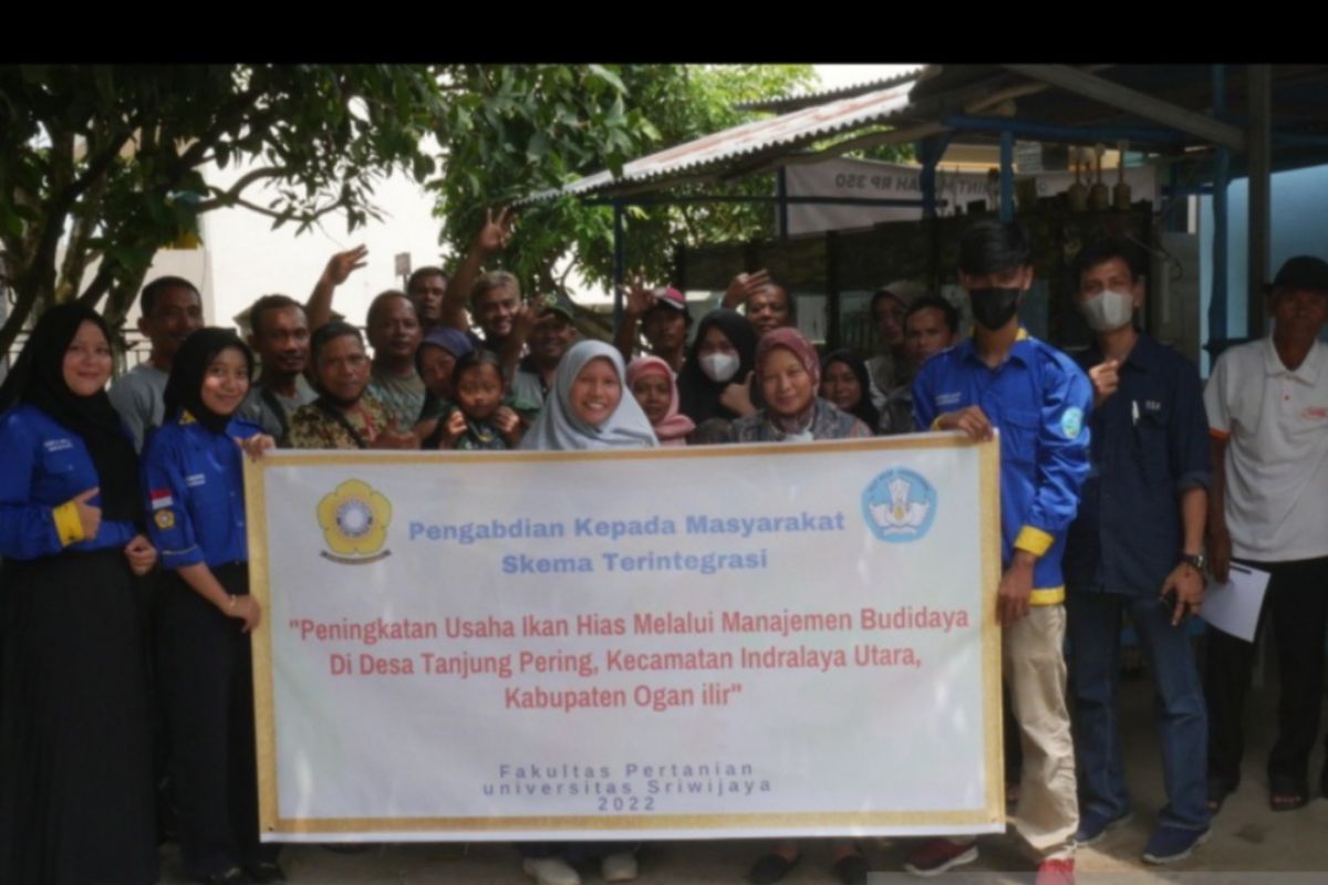 Unsri dukung pengembangan potensi budi daya ikan hias di Ogan Ilir