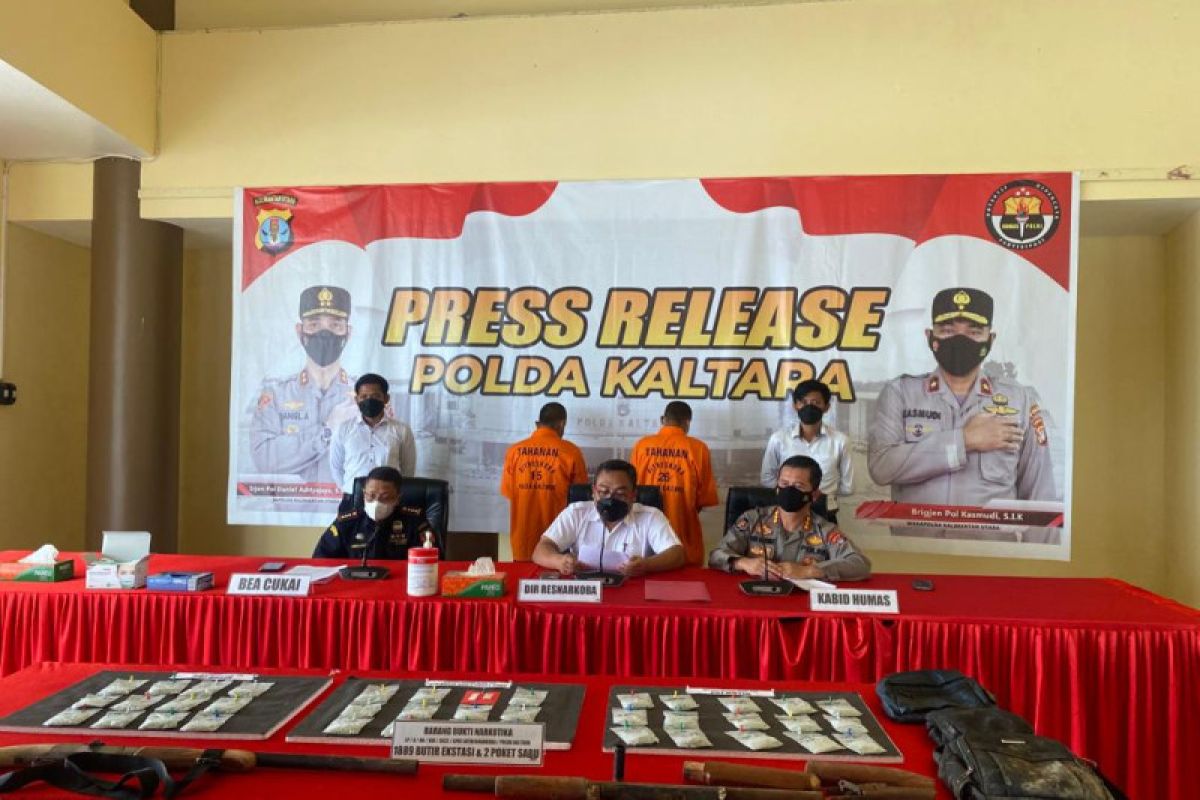 Polda Kaltara amankan dua pucuk senpi dari tersangka kasus narkoba