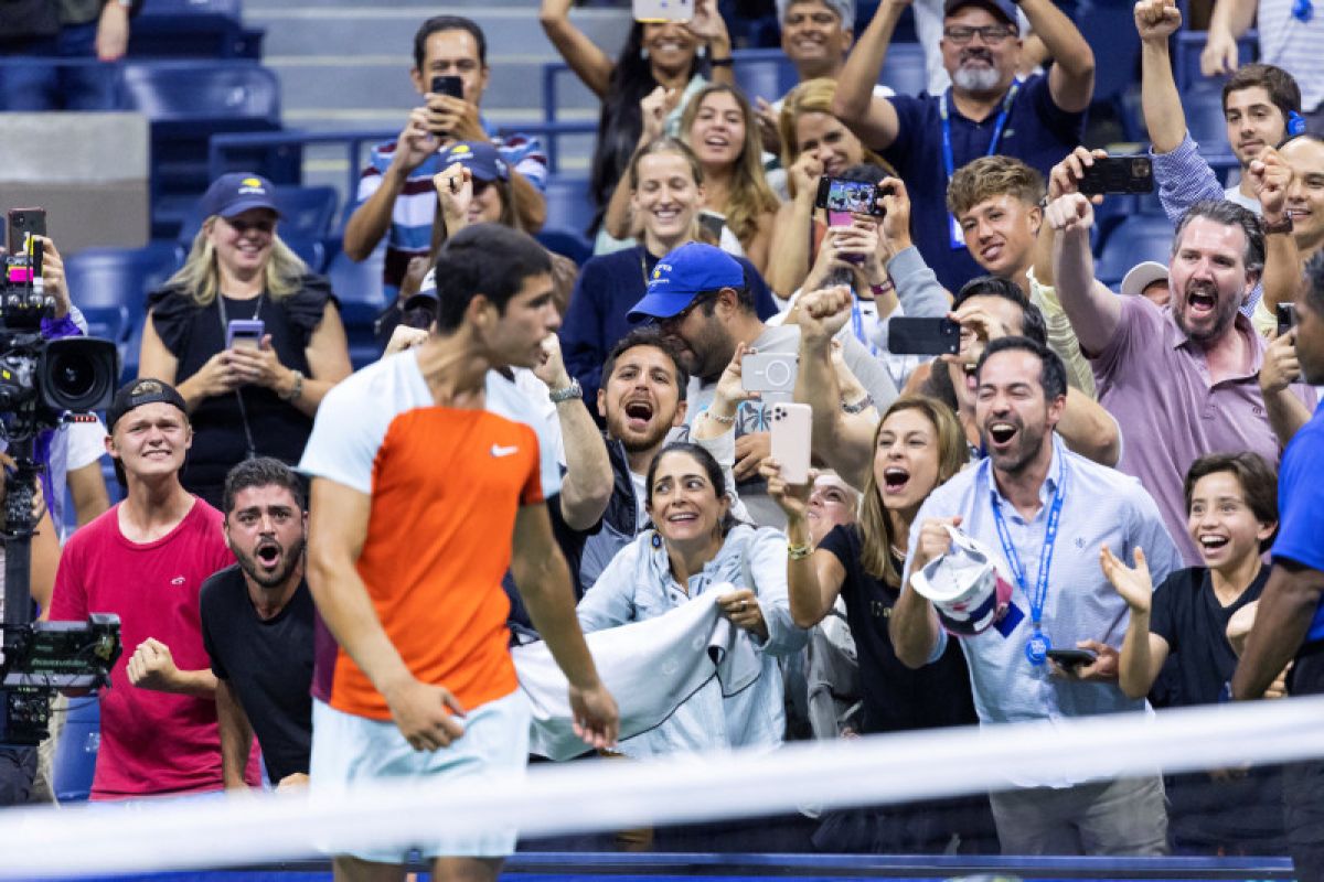 Petenis Alcaraz menuju delapan besar US Open