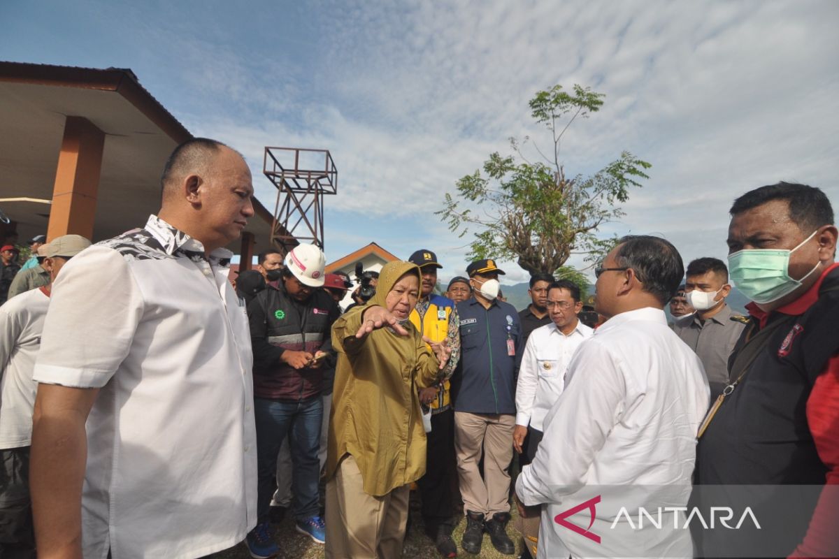 Mensos Risma berkoordinasi PPUR tanggulangi dampak banjir di Sigi