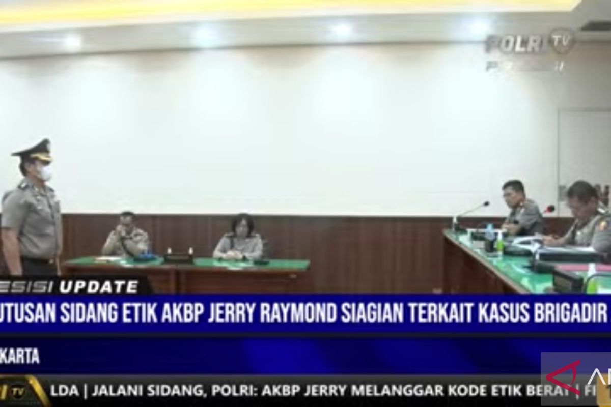 Mantan Wadirreskrimum Polda Metro Jaya diberhentikan dari Polri terkait kasus Brigadir J