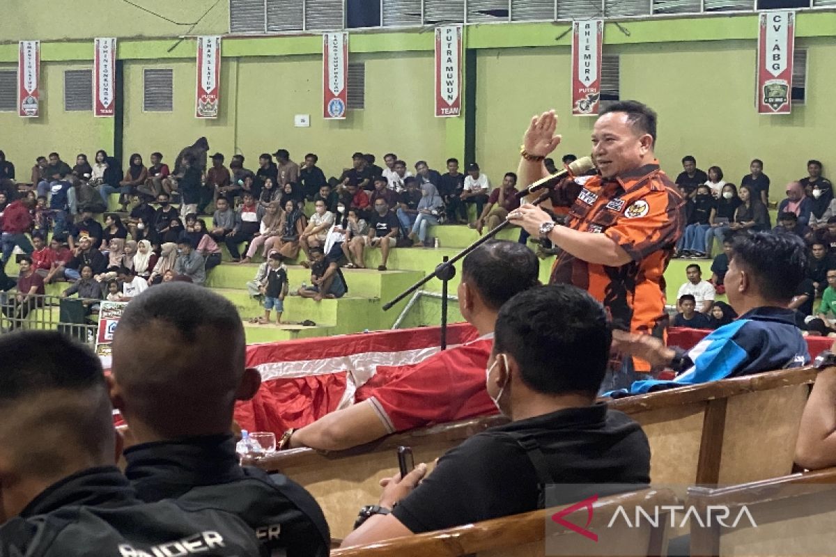 Turnamen piala Dandim dan Pemuda Pancasila Murung Raya diramaikan 29 tim