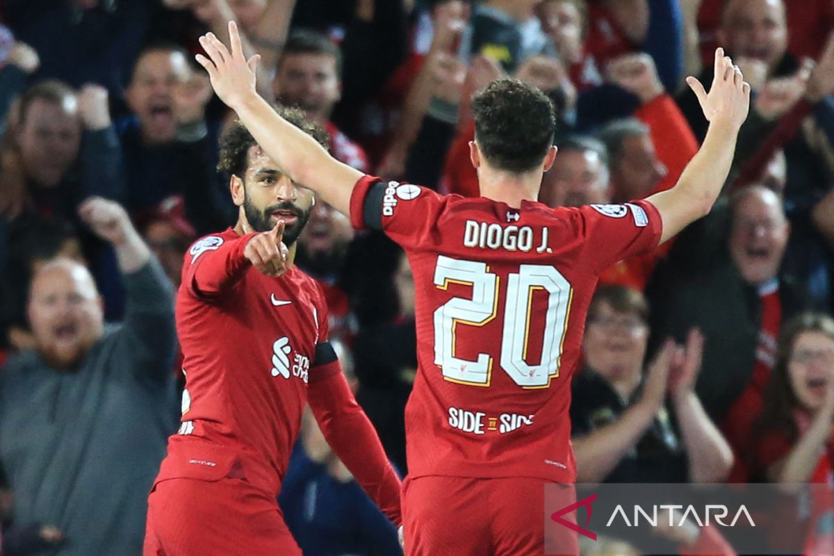 Lima gol warnai kemenangan Liverpool atas Nottingham Forest