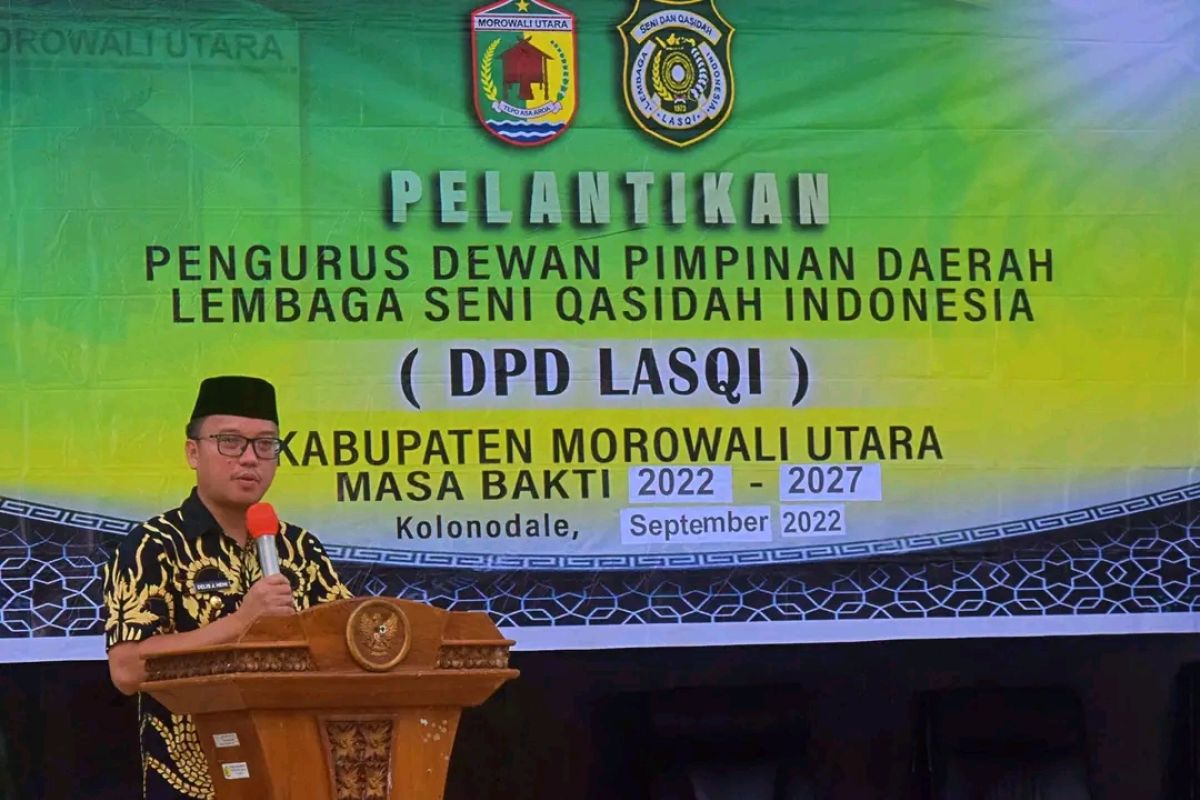 Bupati Delis saksikan pelantikan Pengurus DPD LASQI Morut