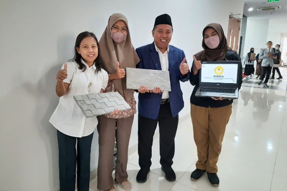 Mahasiswa Unsoed kembangkan produk replika batu alam dari limbah