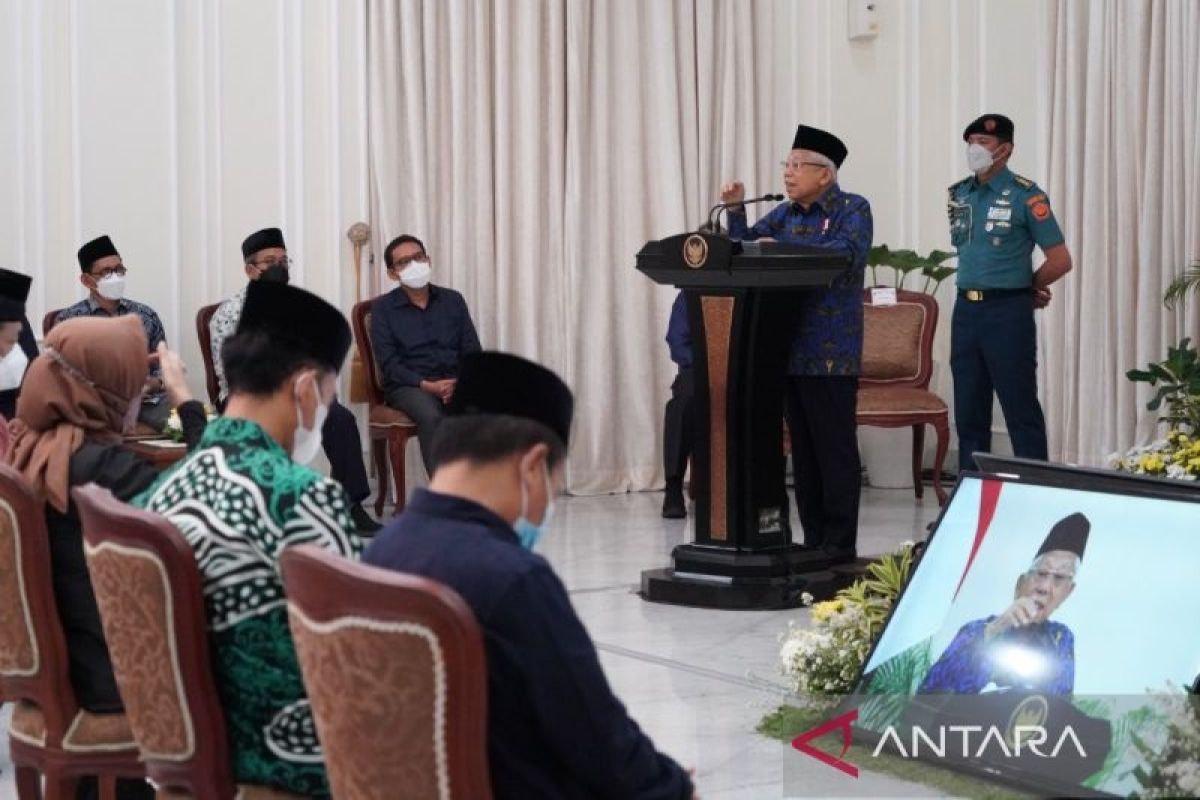 Wapres Ma'ruf Amin minta manfaatkan media sosial untuk kebaikan