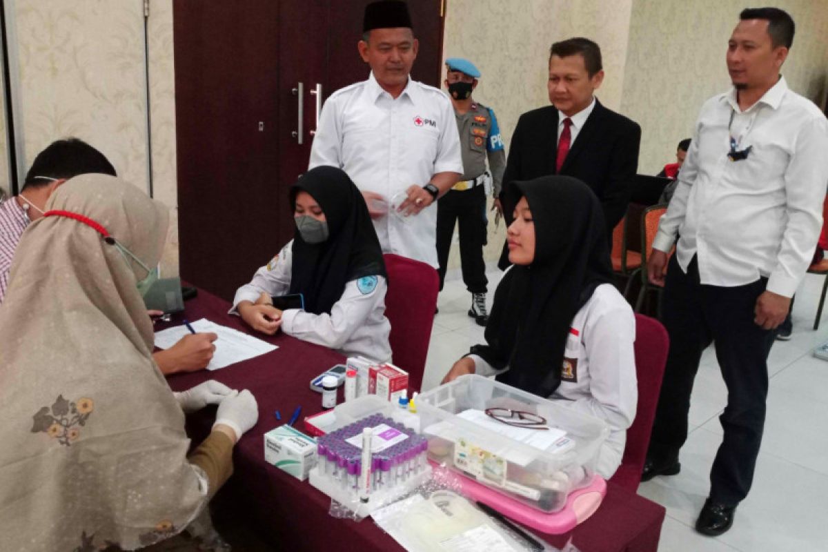 HUT Ke-77, PMI Pringsewu gelar donor darah