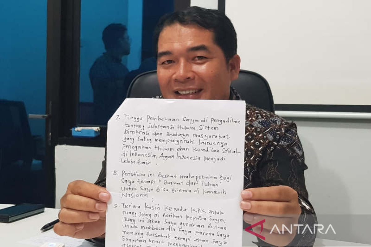 Ditangkap KPK, Yosep Parera anggap sebuah berkah