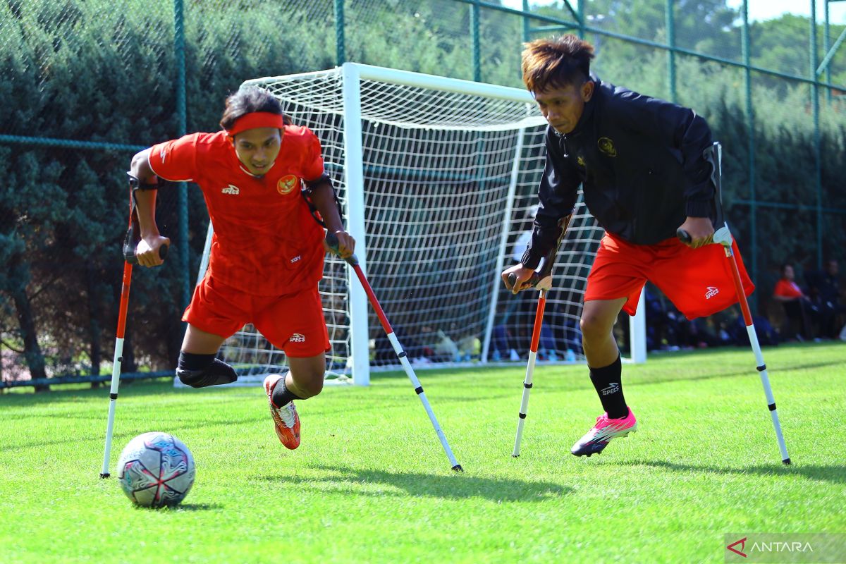 Timnas sepak bola amputasi Indonesia awali lawan Argentina