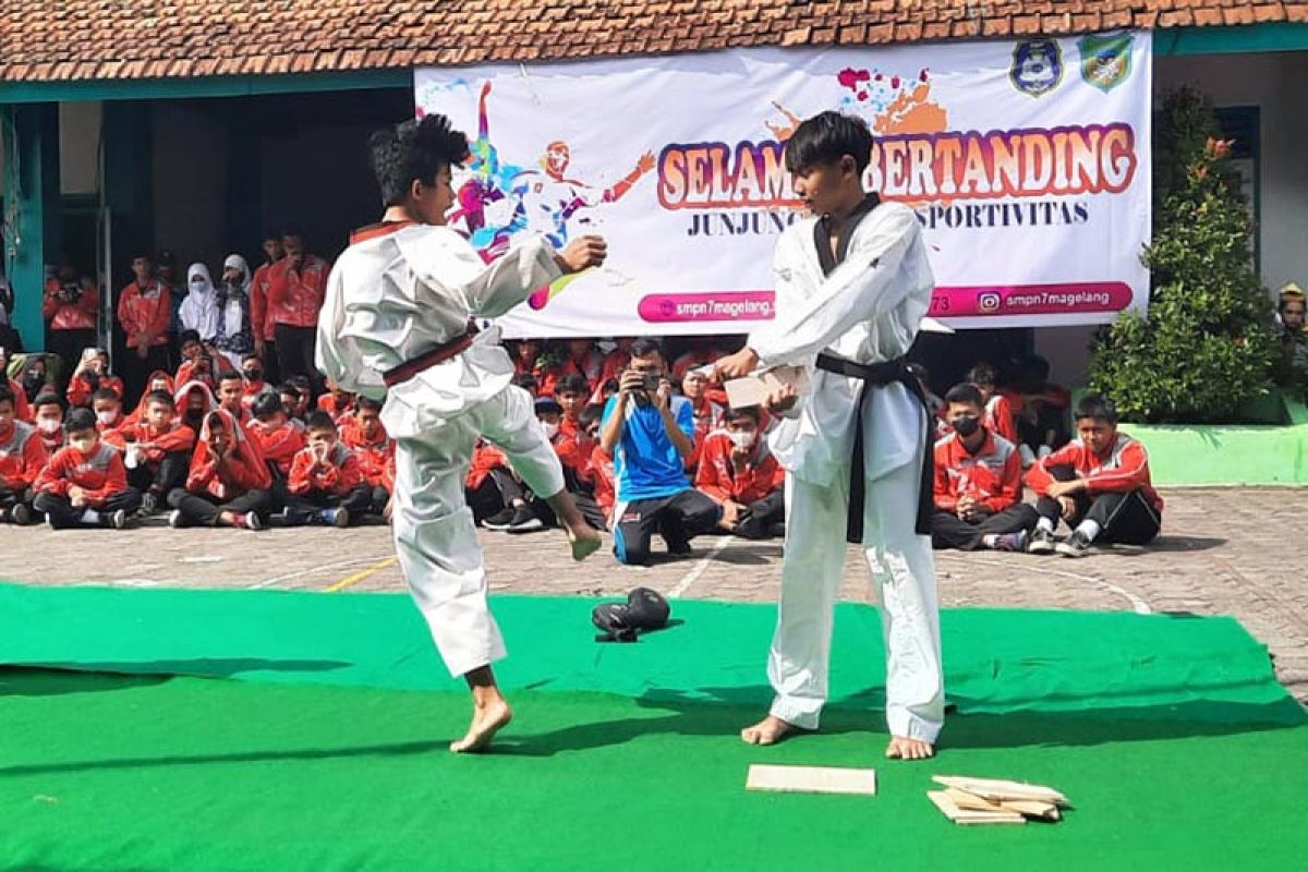 Dua SMPN dari Kota Magelang-Sleman gelar pertandingan persahabatan