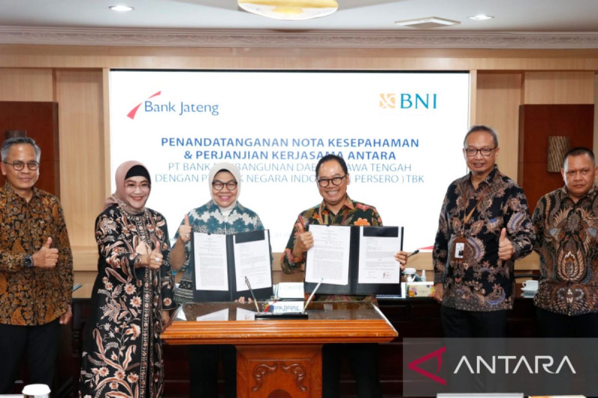 BNI gandeng Bank Jateng tingkatkan operasional pelayanan