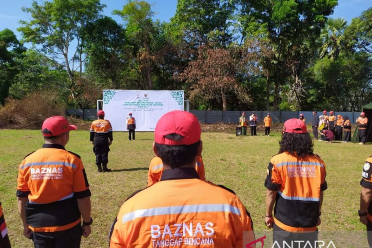 Baznas tingkatkan pengetahuan tanggap bencana relawan di Sulawesi Utara