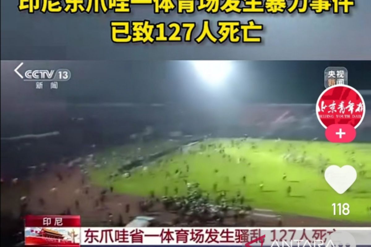 Tragedi di Stadion Kanjuruhan Malang viral di China