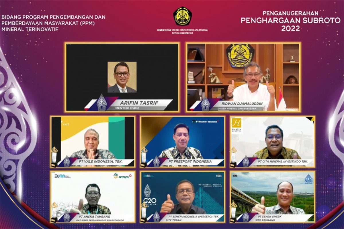 Semen Gresik raih penghargaan Subroto Awards 2022