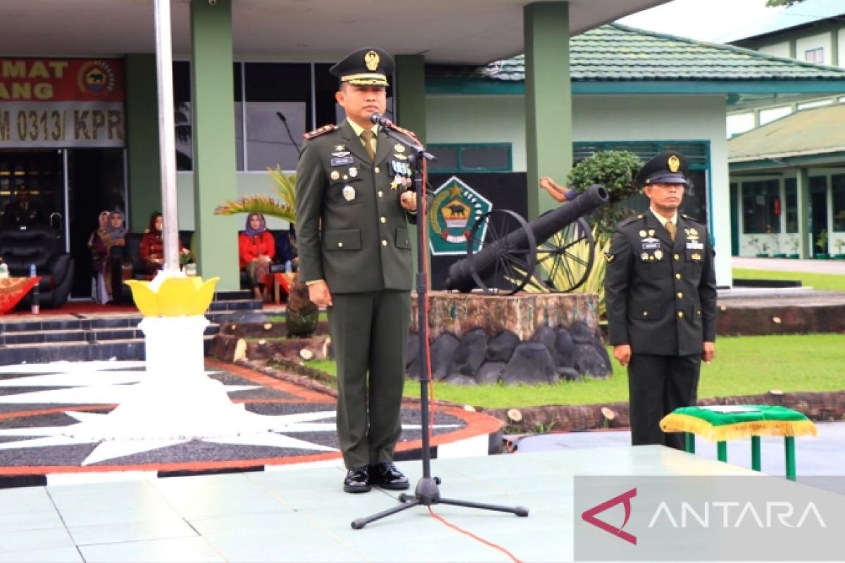 Dandim 0313/Kampar minta prajurit jaga kepercayaan masyarakat