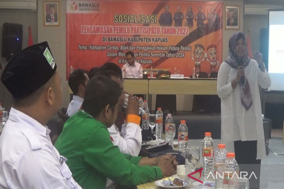 Bawaslu ajak masyarakat Kapuas berpartisipasi dalam pengawasan pemilu