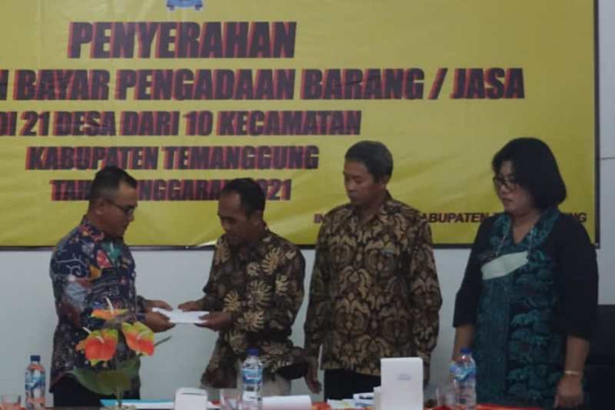 Pemkab Temanggung kembalikan kelebihan bayar pengadaan kendaraan di 21 desa