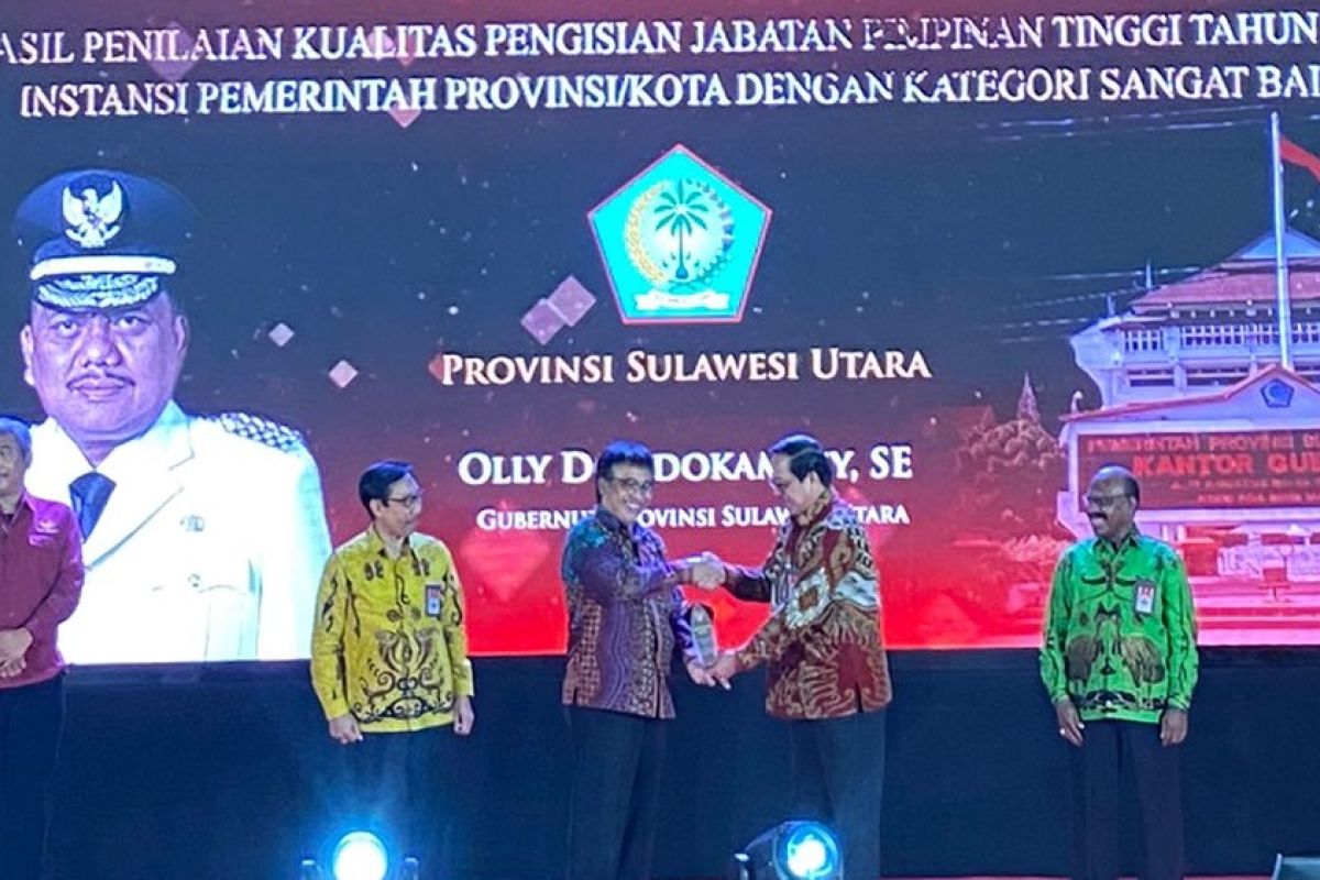 Sulut raih 'Anugerah Kualitas Pengisian JPT' KASN