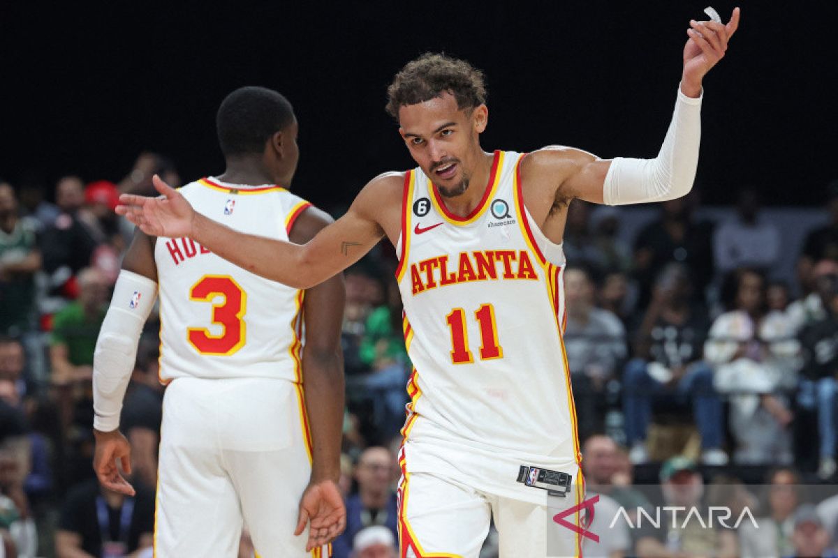 Trae Young antar Hawks sapu bersih pramusim NBA di Abu Dhabi