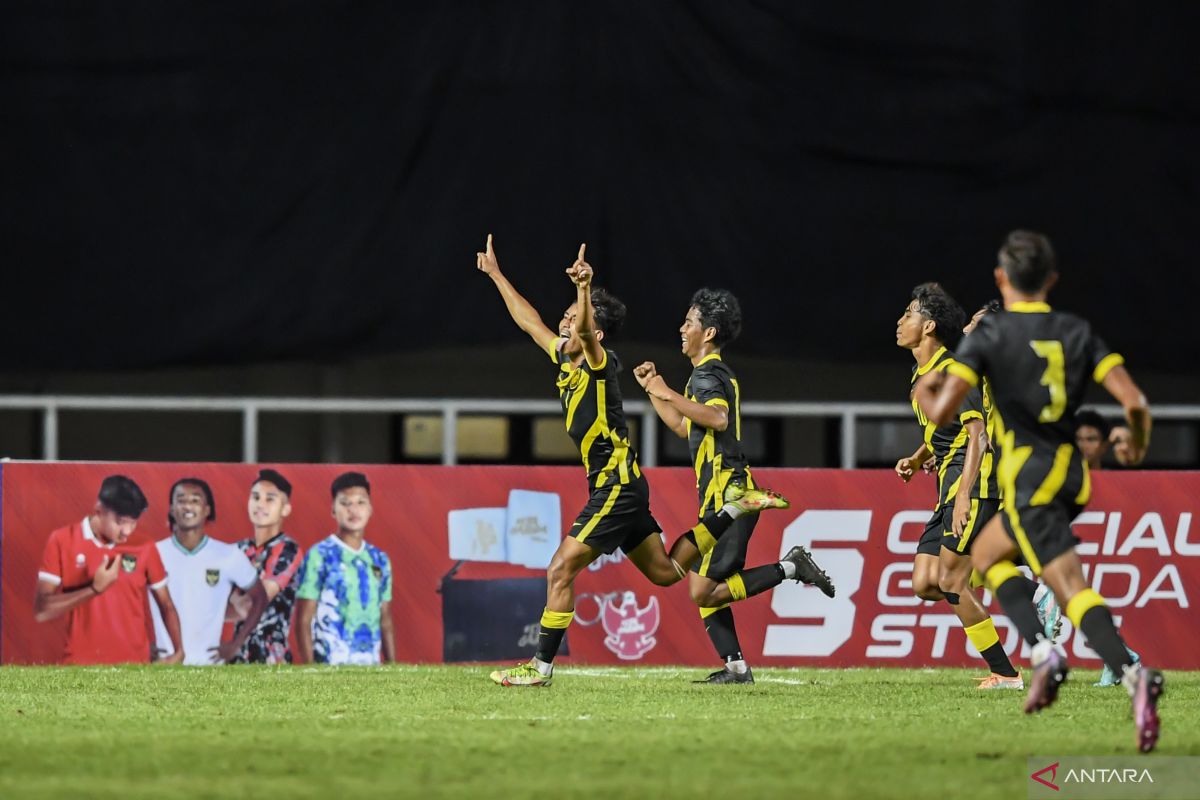 Indonesia sulit lolos ke Piala Asia U-17, usai kalah 1-5 dari Malaysia