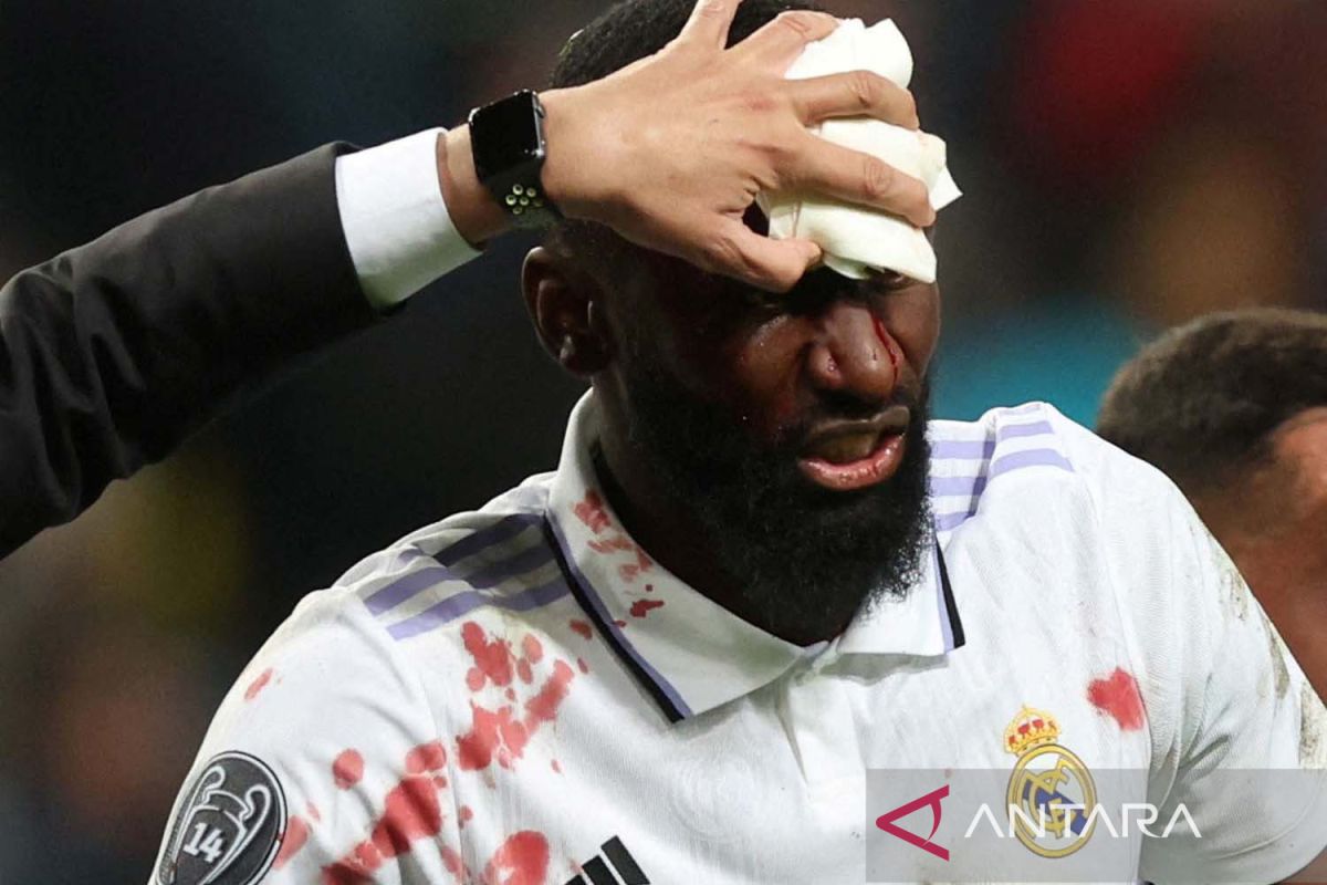 Pelatih Madrid sebut Rudiger cedera bagian otot