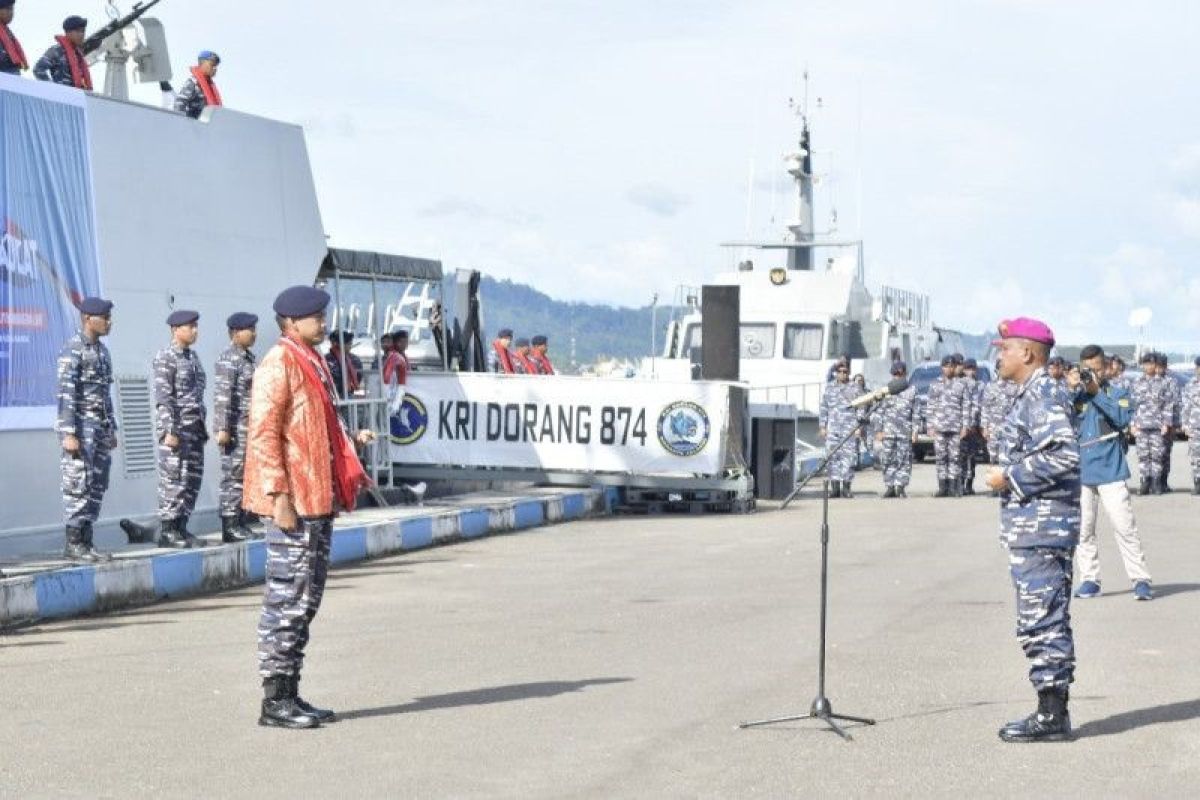 KRI Dorang-874 perkuat pengamanan wilayah laut di Provinsi Maluku