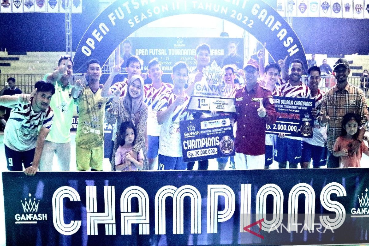 Gita Barito FC juarai turnamen futsal terbuka Ganfash sesi II 2022