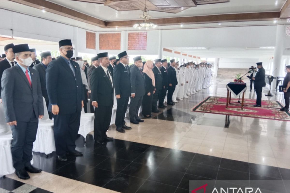 Akhirnya 10 Kepala OPD di Siak dilantik bersama 122 pejabat lainnya